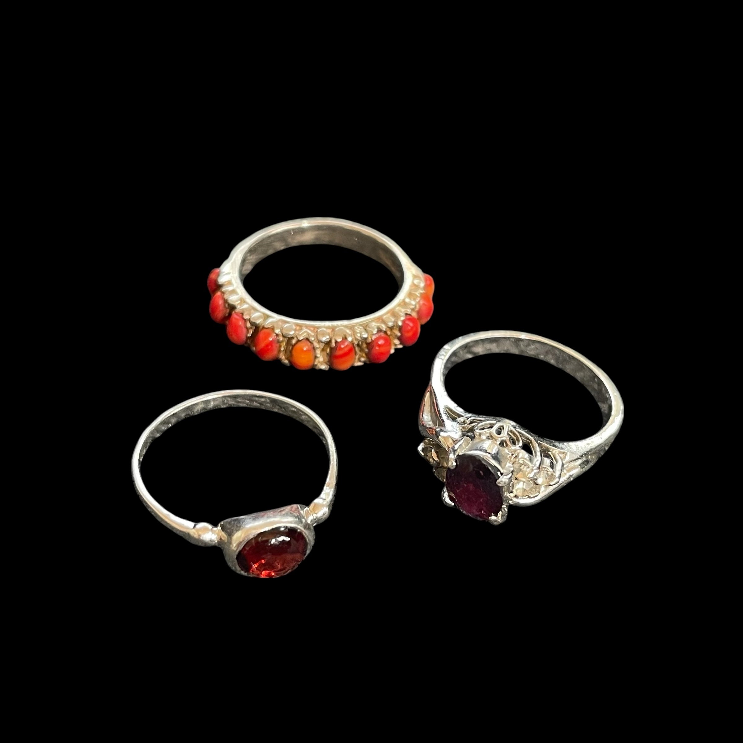 Red ring set [ 3 set ] no.1 – POMUM&ARTS