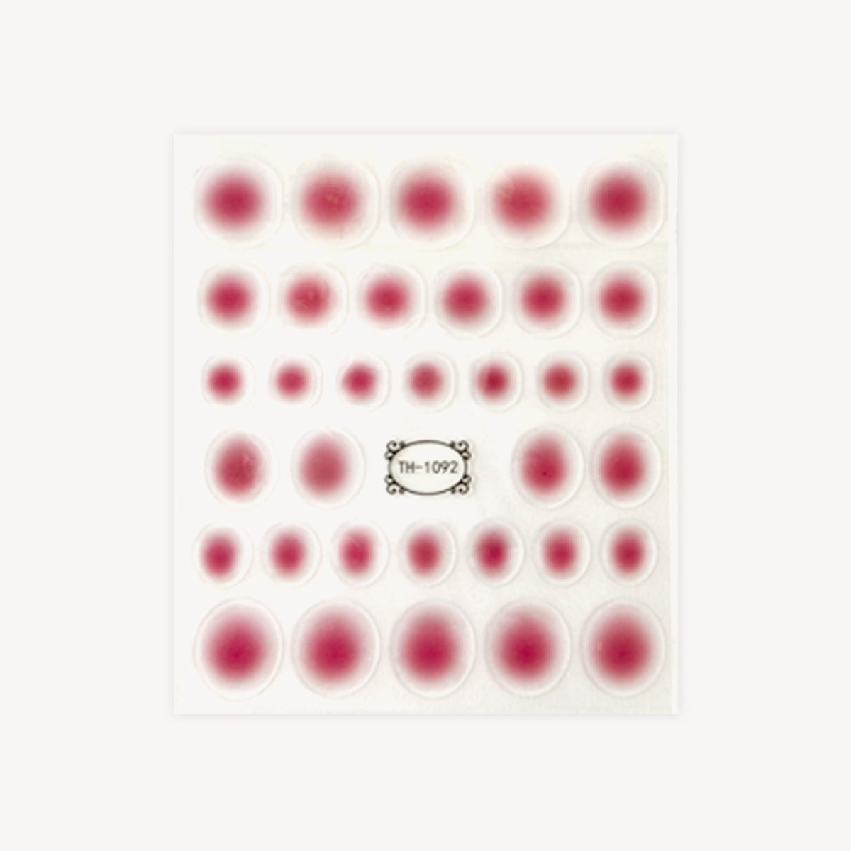 NAIL ARRANGE SHEET SET (Vermilion)