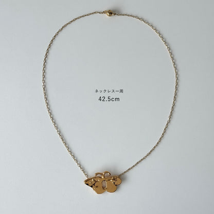 [ gold ] butterfly necklace
