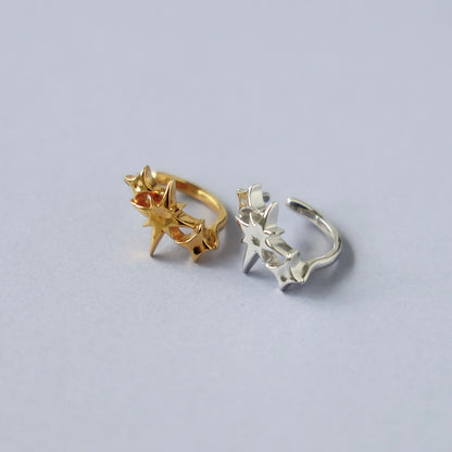 [ gold ] ptolemaeus earcuff [ free size ]