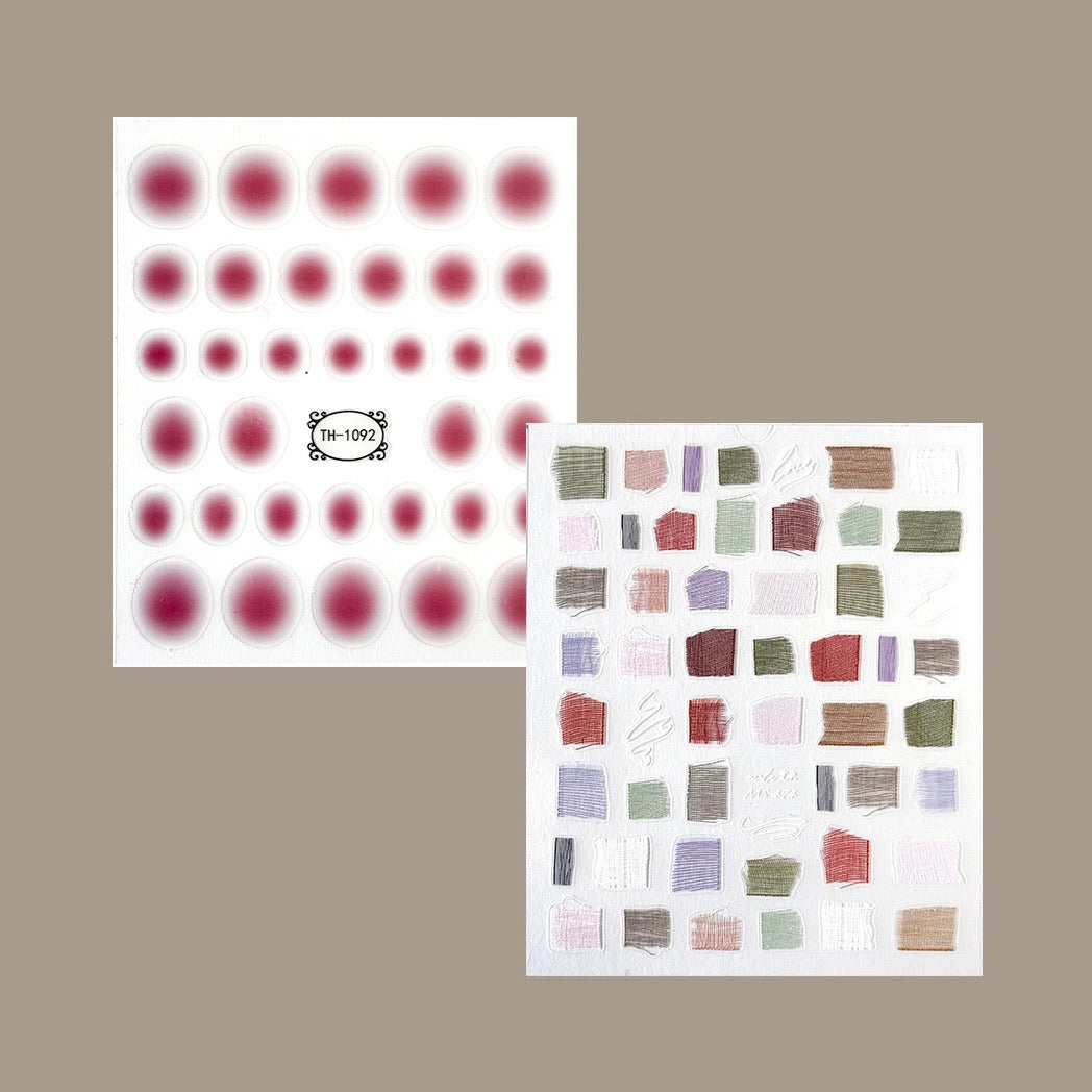 [ KNIT & CHEEK ] NAIL ARRANGE SHEET SET