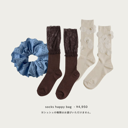 【A】socks happy bag