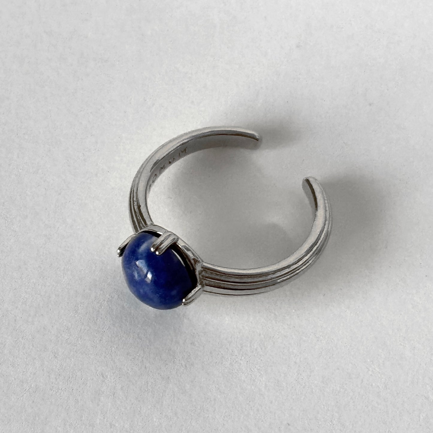 [ sodalite ] croissant silver