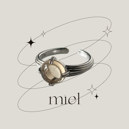 [ miel ] croissant silver