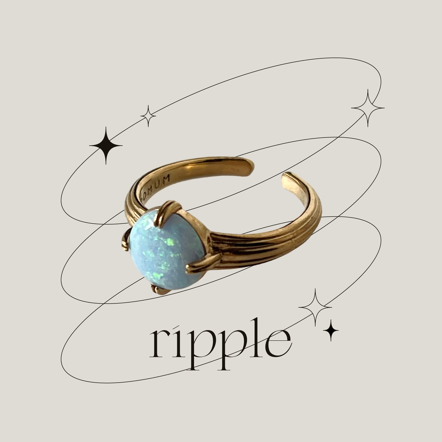 [ ripple ] croissant gold