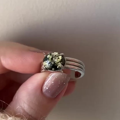 [ black amber ] trois silver