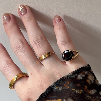 [ moss green glass ] reine -pinky gold