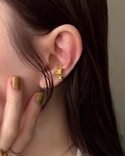 [ gold ] ptolemaeus earcuff [ free size ]