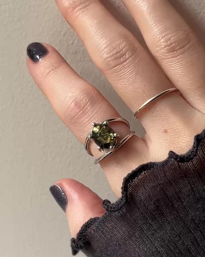 [ black amber ] double silver