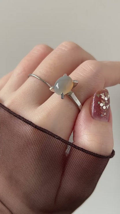 [ gray onyx ] classic silver [ free size ]