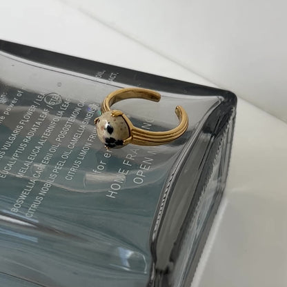[ dalmatian ] croissant gold