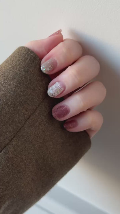 [ KNIT & CHEEK ] NAIL ARRANGE SHEET SET