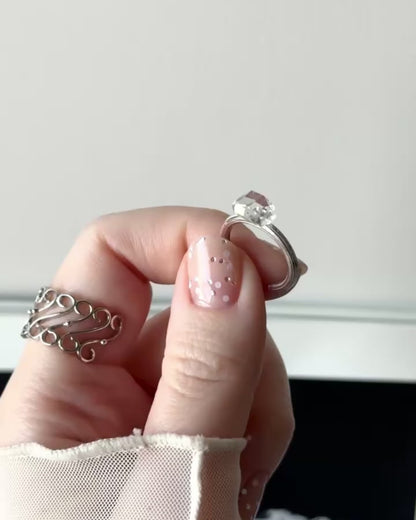 [ herkimer diamond ] churros silver