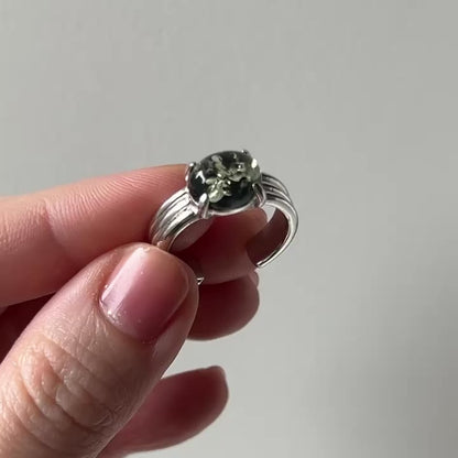 [ black amber ] trois silver