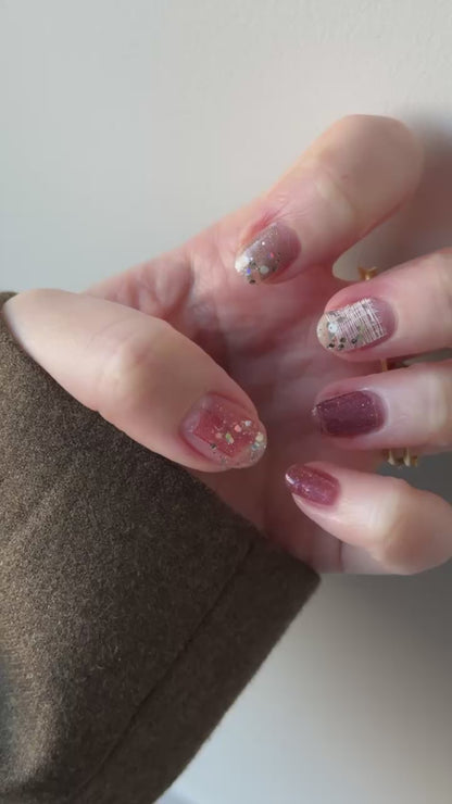 [ KNIT & CHEEK ] NAIL ARRANGE SHEET SET