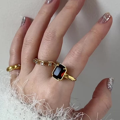 [ vintage amber ] éclat gold