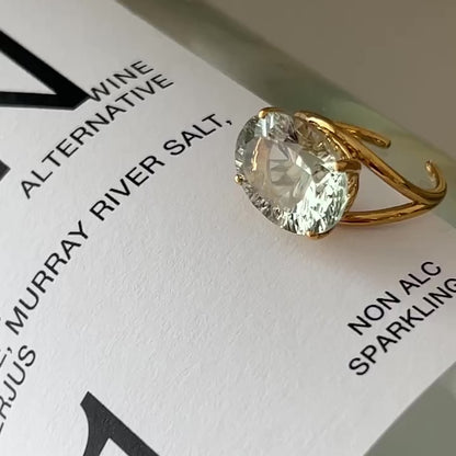 [ green quartz ] reine gold