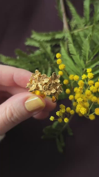 [ gold ] mimosa ring
