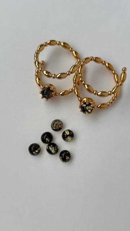 [ black amber ] sirius gold