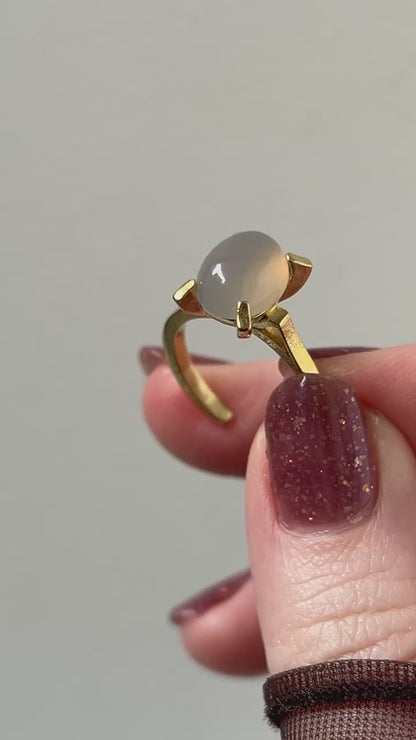 [ gray onyx ] classic gold [ free size ]