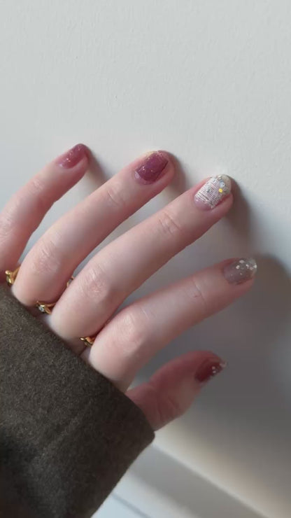 [ KNIT & CHEEK ] NAIL ARRANGE SHEET SET