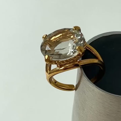 [ green amethyst  ] reine -pinky gold