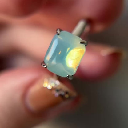 [ opal ] gem OCTAGON gold