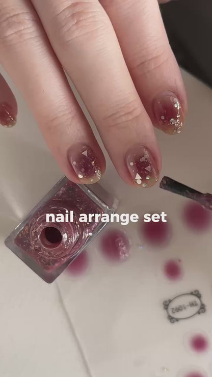[ KNIT & CHEEK ] NAIL ARRANGE SHEET SET