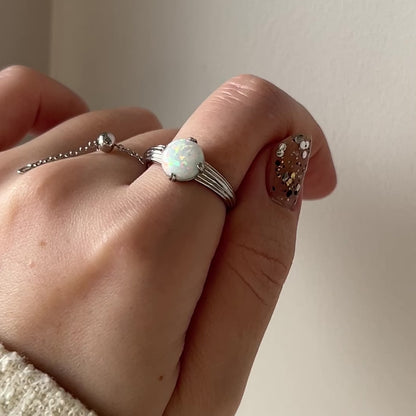 [ neon ] croissant silver
