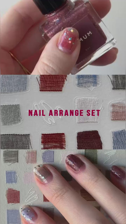 [ KNIT & CHEEK ] NAIL ARRANGE SHEET SET