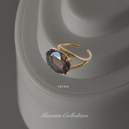 [ smoky quartz ] reine gold