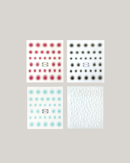 NAIL ARRANGE SHEET SET (Vermilion)
