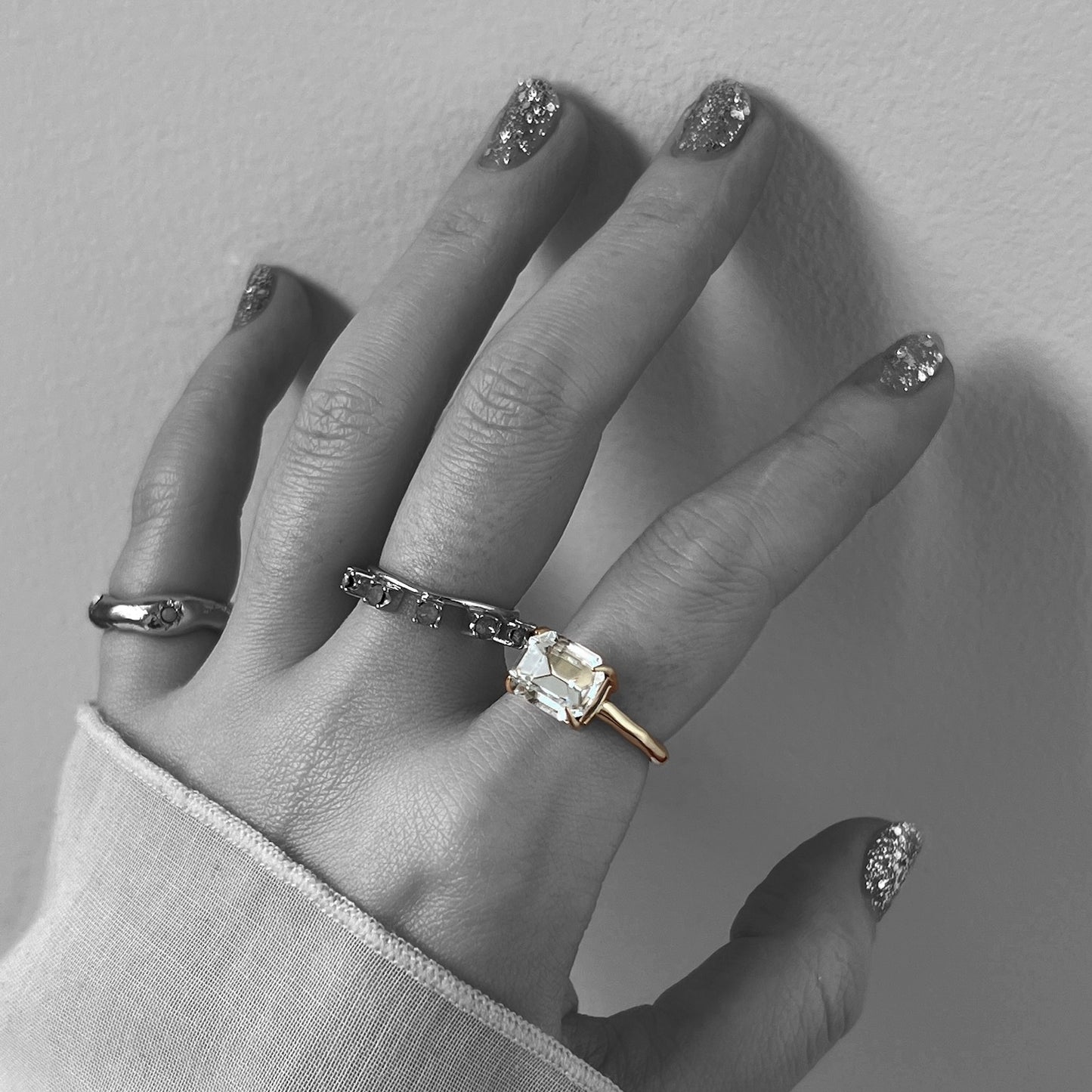 08. [ crystal ] gem OCTAGON gold