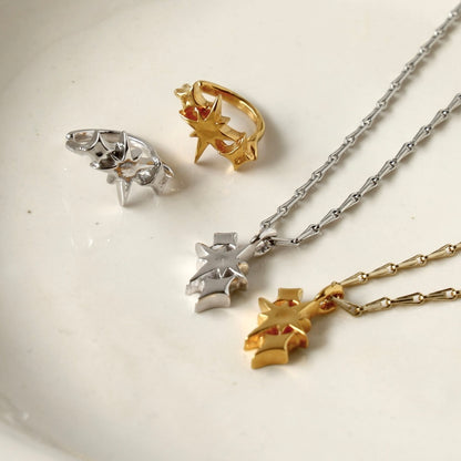 [ silver ] ptolemaeus necklace [ free size ]