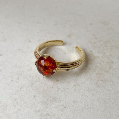 [ amber ] croissant gold