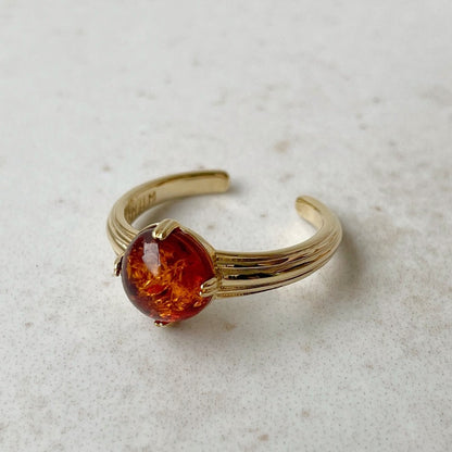 [ amber ] croissant gold