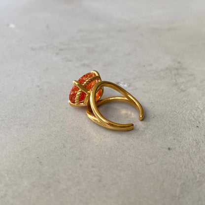 [ sun stone  ] reine -pinky gold