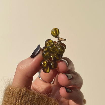 [ clear green ] grape piercing