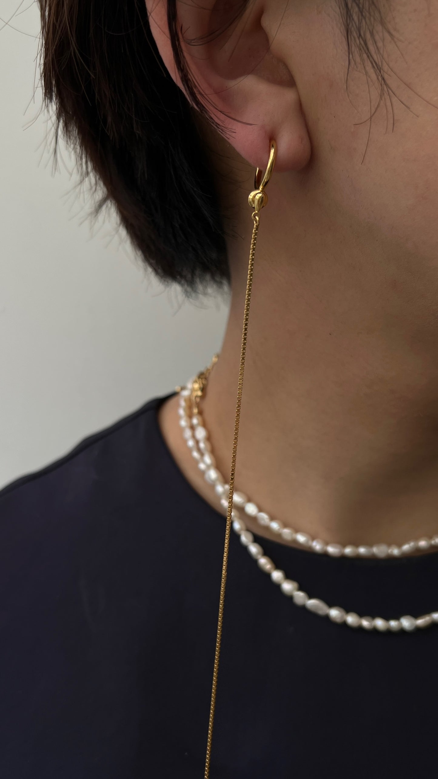 [gold] earring converter × 1pcs