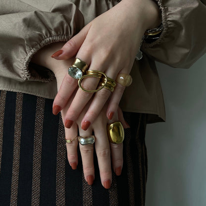 [ green quartz ] reine gold