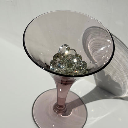 [ green amethyst  ] reine -pinky gold