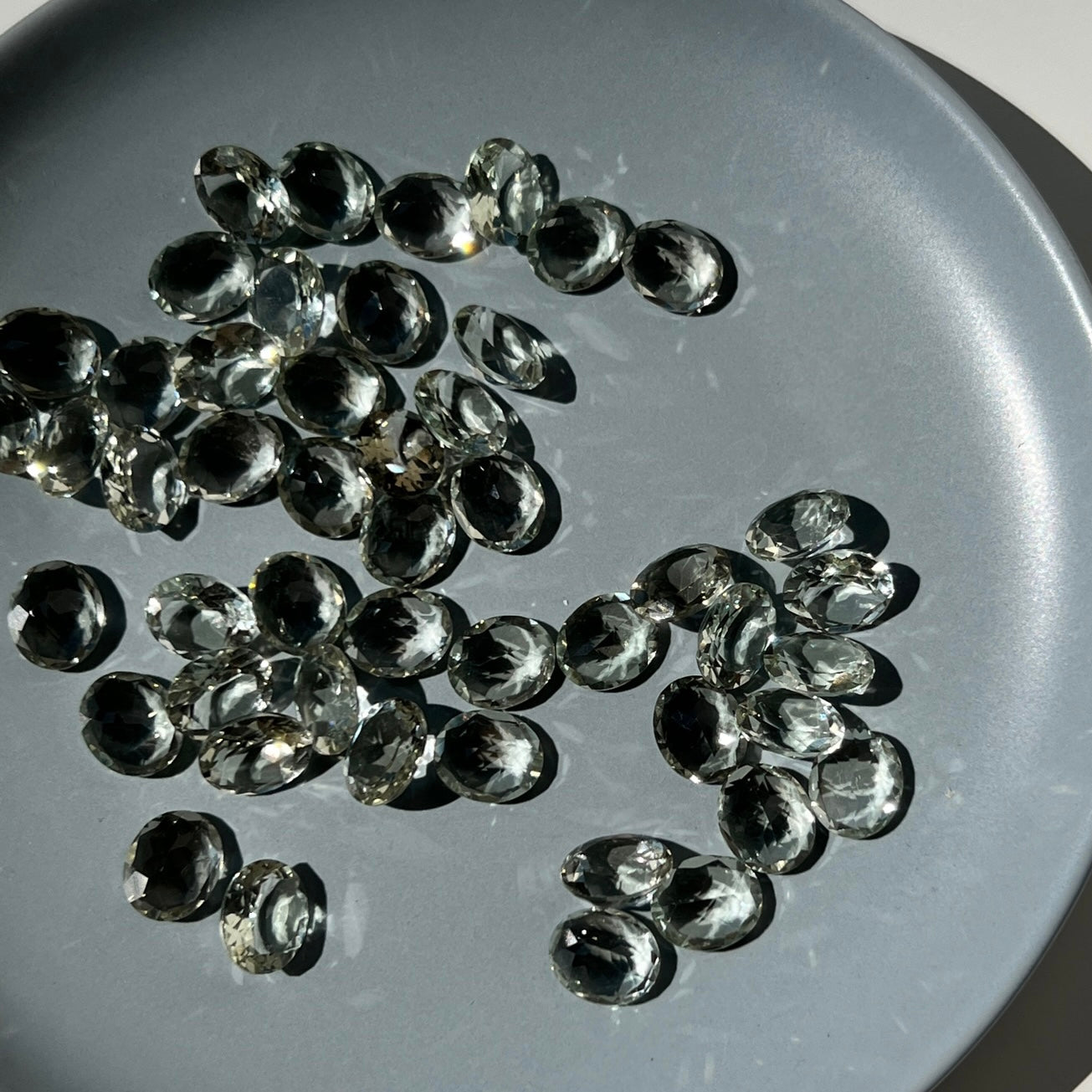 [ green amethyst  ] reine -pinky gold