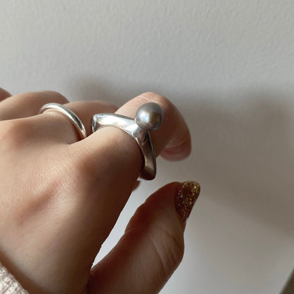 [ blue gray ] io silver