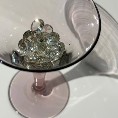 [ green amethyst  ] reine -pinky gold