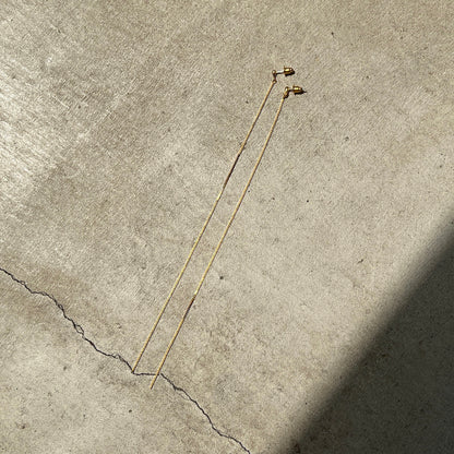 [ gold chain ] long-length piercings