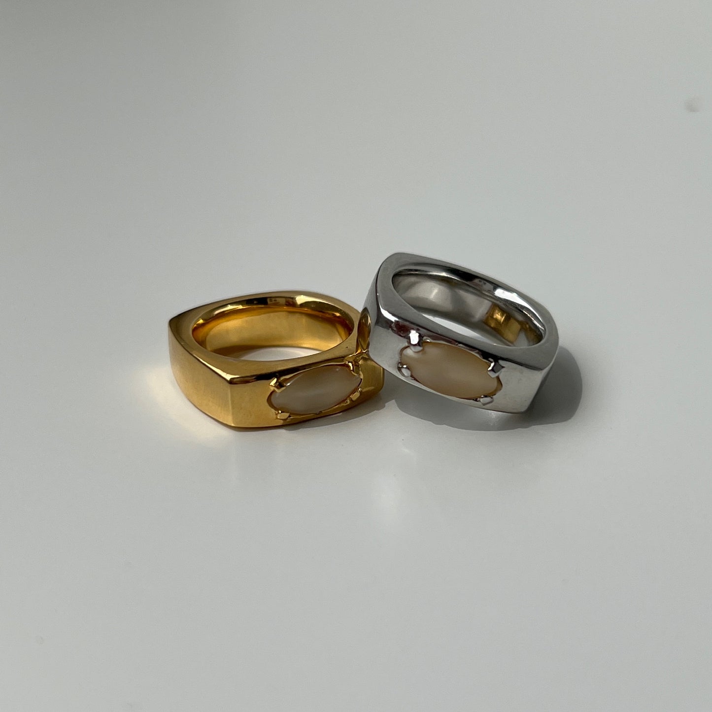 [ yellow moon glass ] europa silver