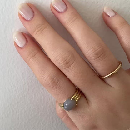 [ gray onyx ]  trois gold