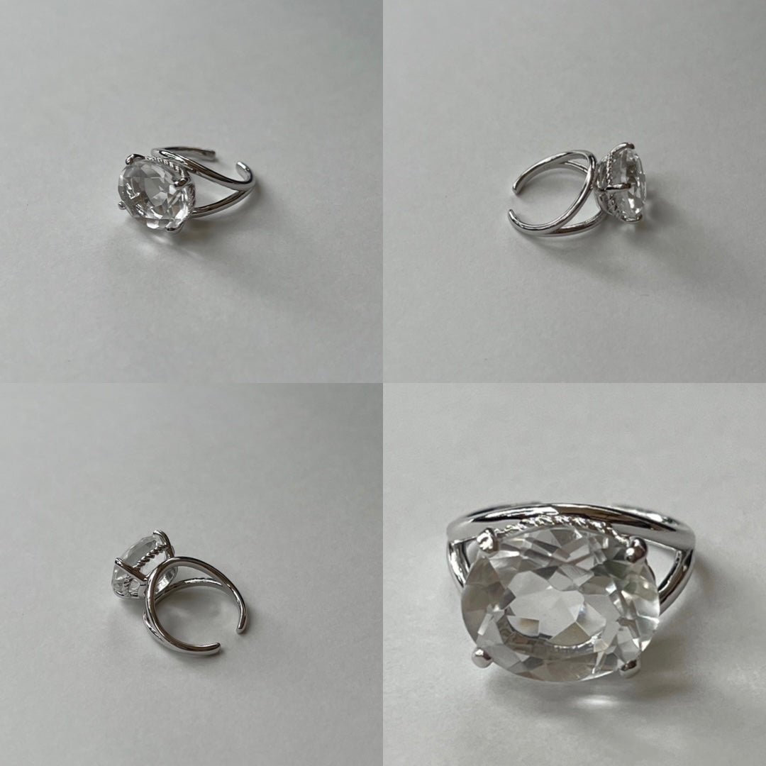 [ crystal  ] reine -pinky silver