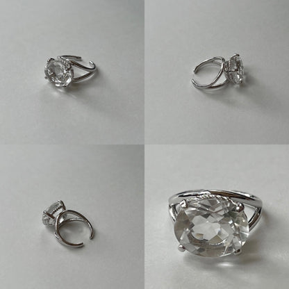 [ crystal  ] reine -pinky silver