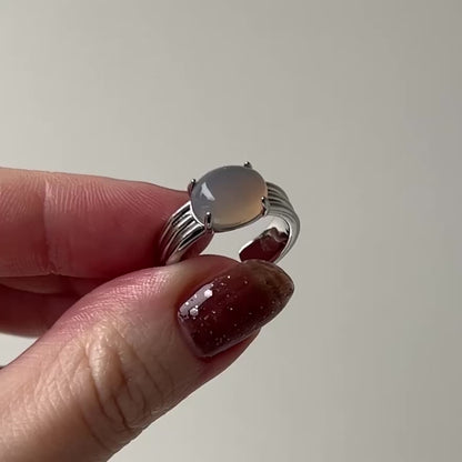 [ gray onyx ]  trois silver